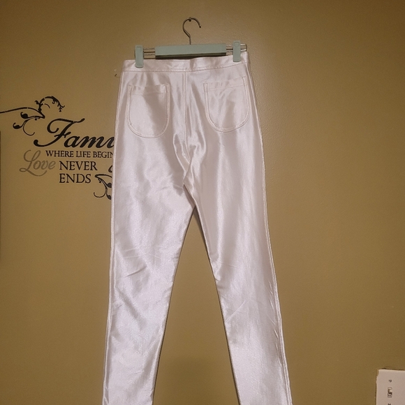 American Apparel Ivory Metalic Pants(Last Chance) - Picture 4 of 9